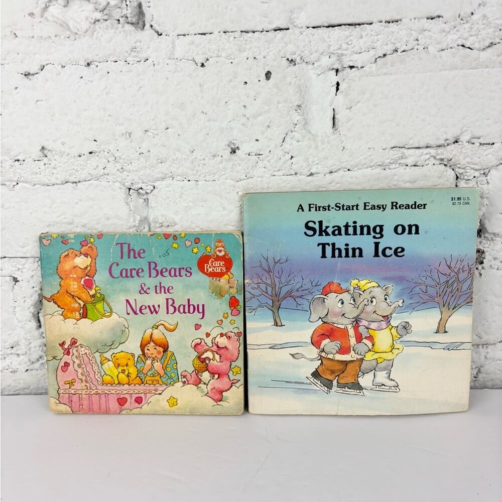 Vintage 80’s 90’s Care Bear & Easy Reader Mini Books